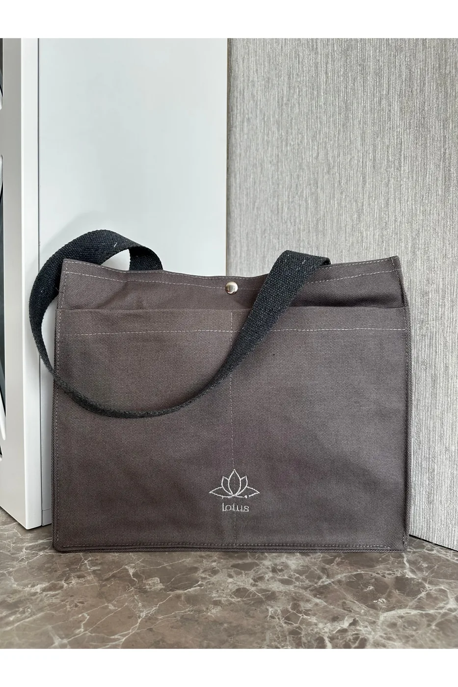 LTS Bag Gri Keten Omuz Çantası - Basic Model