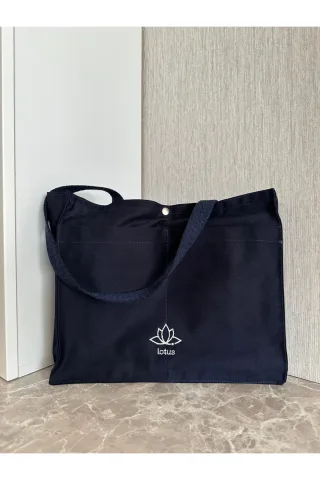 LTS Bag Lacivert Keten Omuz Çantası - Eco Friendly