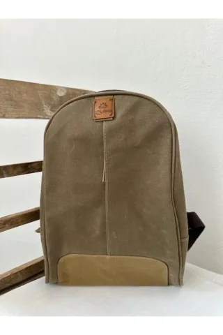 LTS Bag Mumlu Kanvas Sırt Çantası - Su Geçirmez Eco Model 2