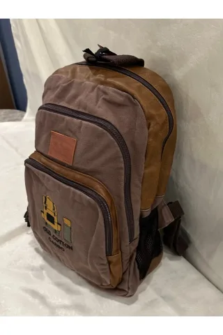 LTS Bag Old Cotton Nakışlı Sırt Çantası - Modern Model