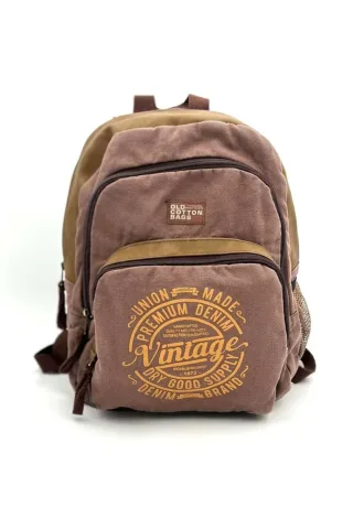 LTS Bag Old Cotton 3 Bölmeli Sırt Çantası - Standart Model